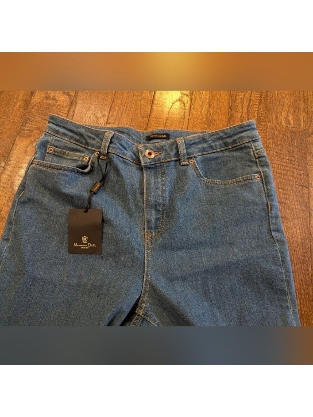 Massimo Dutti High Rise ankle flare Jeans US size 6, Eu 38 - Picture 11 of 15
